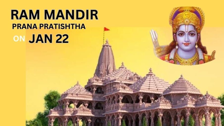 What was the story of Ram Temple getting lost in history and returning on 22 January 2024?