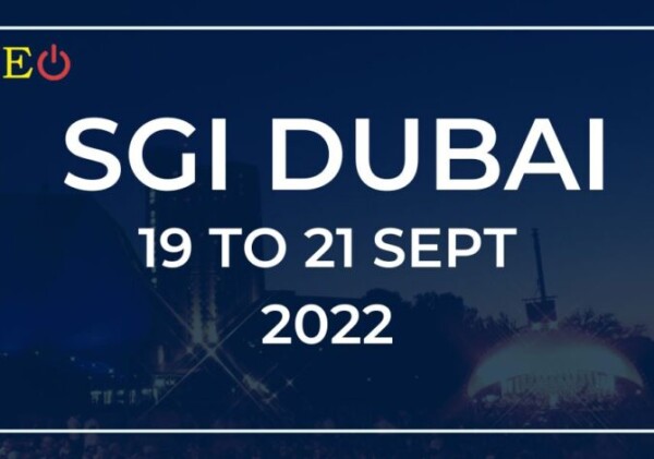 SGI Dubai 19 to 21 sept 2022